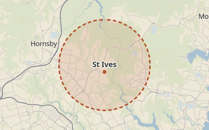 Map of St Ives