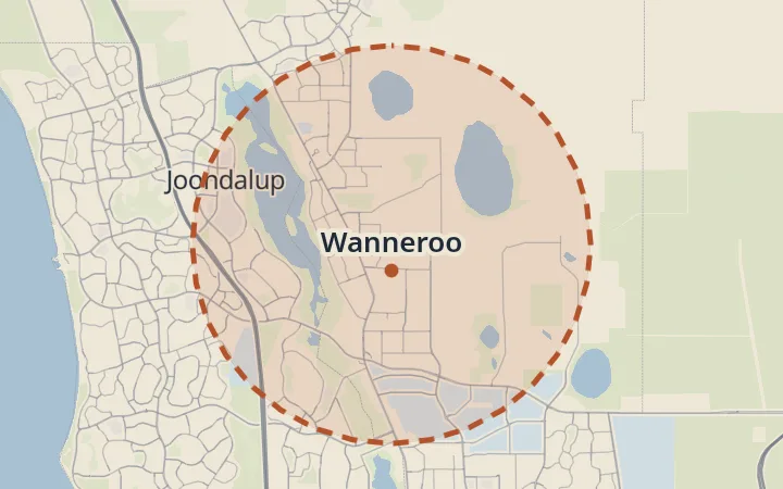 Map of Wanneroo