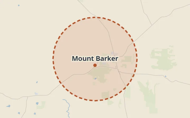 Map of Mount Barker