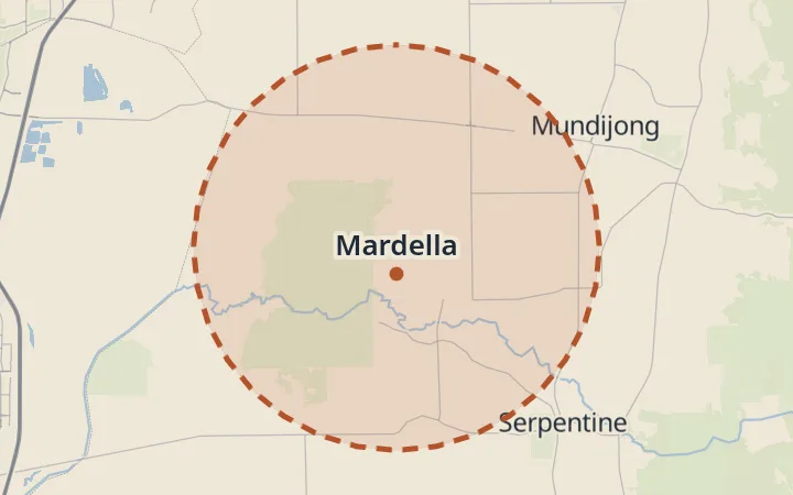 Map of Mardella