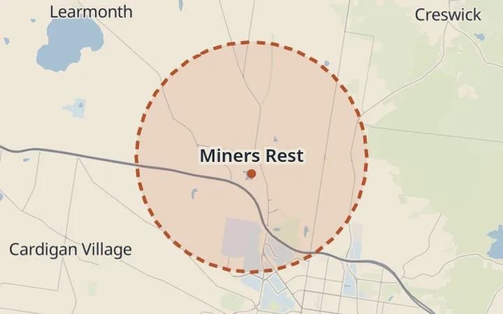 Map of Miners Rest