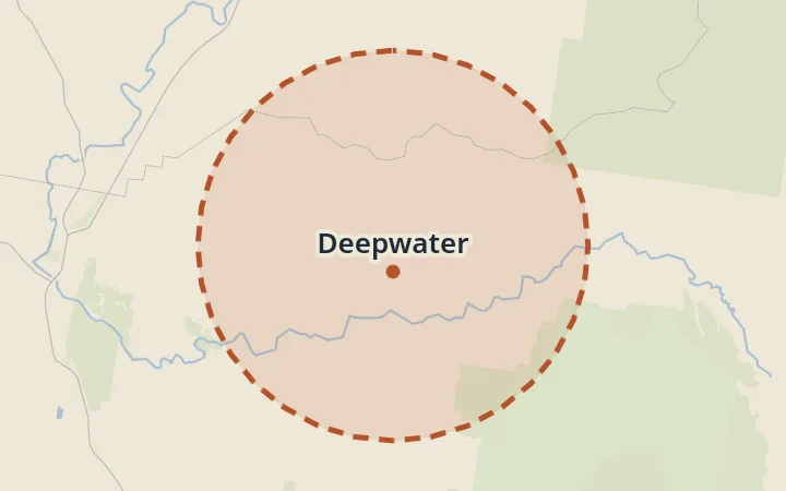 Map of Deepwater