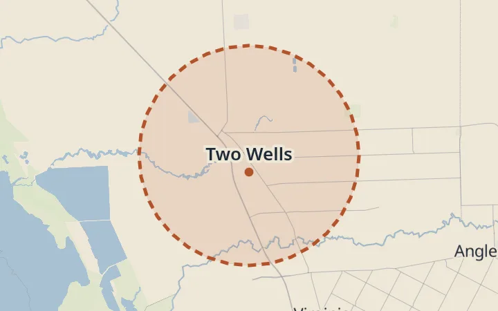 Map of Two Wells