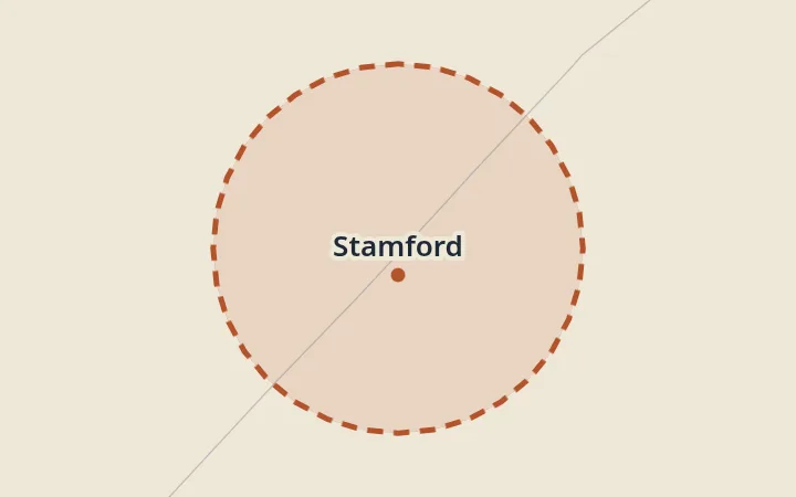 Map of Stamford