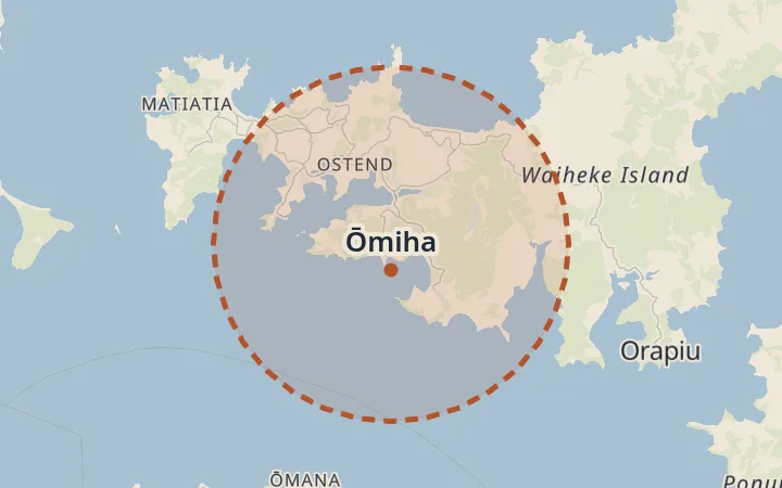 Map of Ōmiha