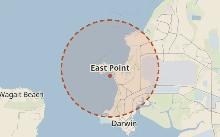 Map of East Point