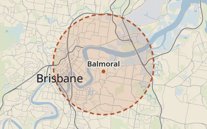 Map of Balmoral