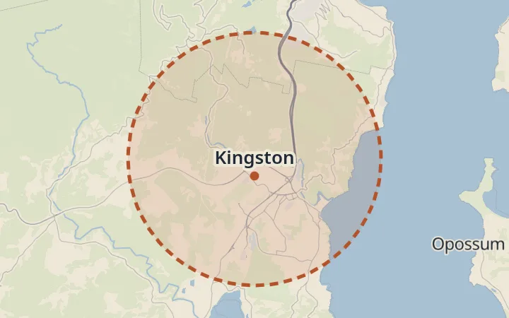 Map of Kingston
