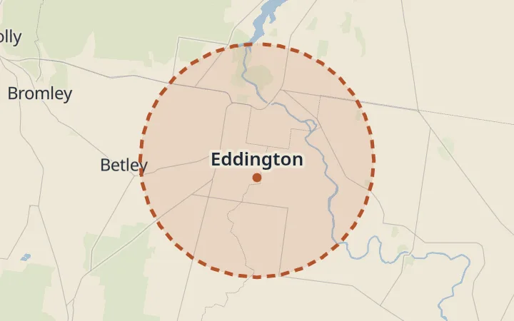 Map of Eddington