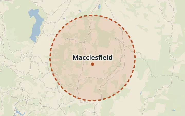 Map of Macclesfield
