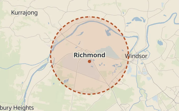Map of Richmond
