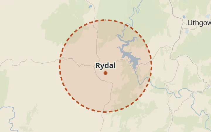 Map of Rydal