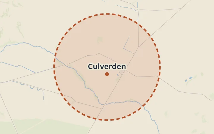 Map of Culverden