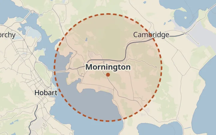 Map of Mornington