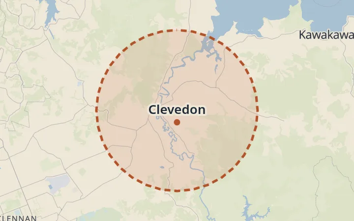 Map of Clevedon