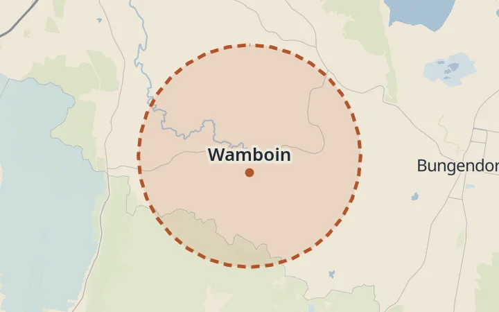 Map of Wamboin