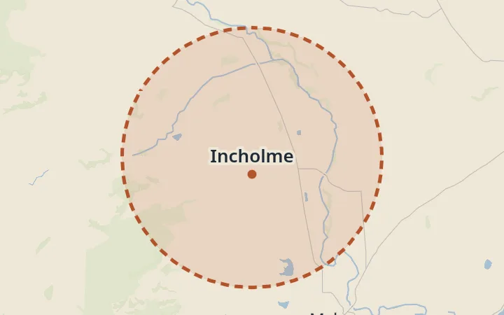 Map of Incholme