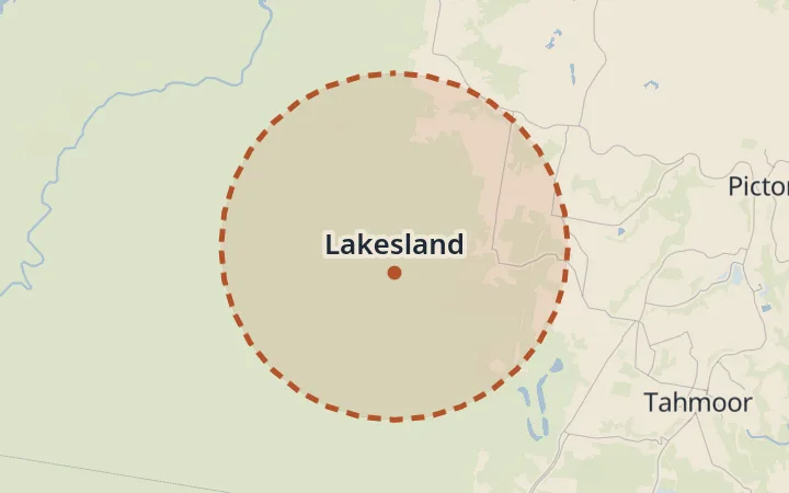 Map of Lakesland