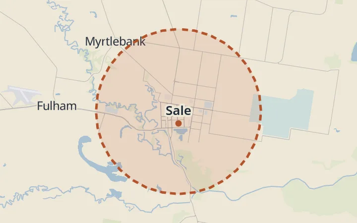 Map of Sale