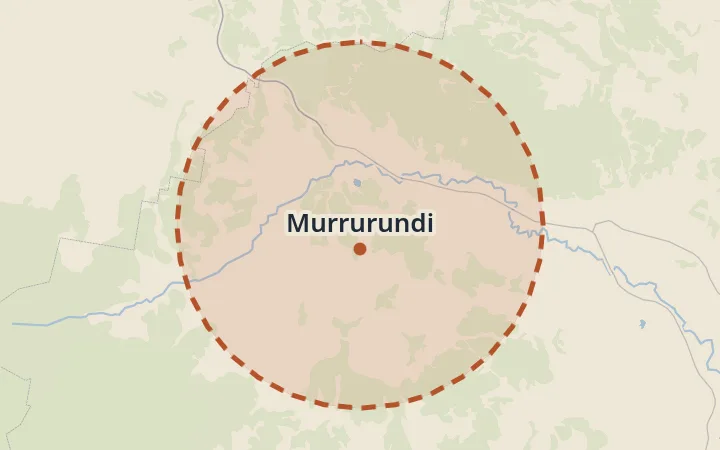 Map of Murrurundi
