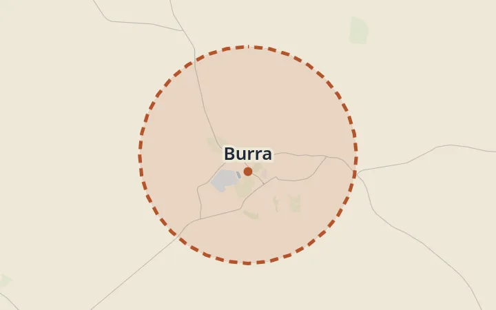 Map of Burra