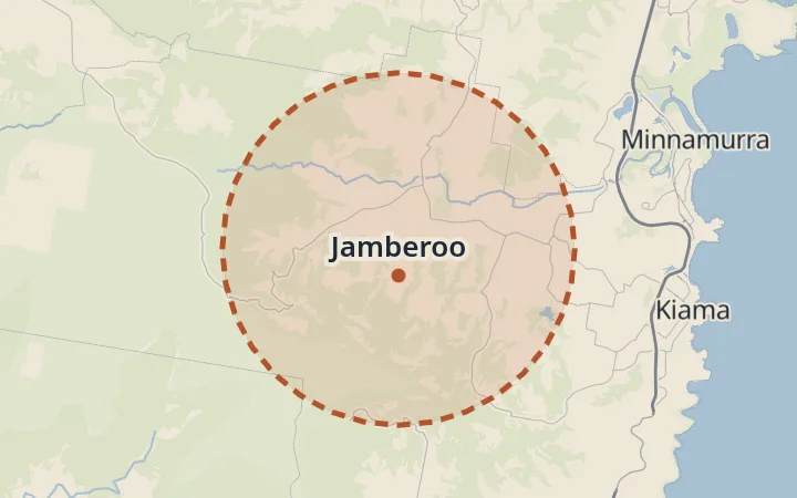 Map of Jamberoo