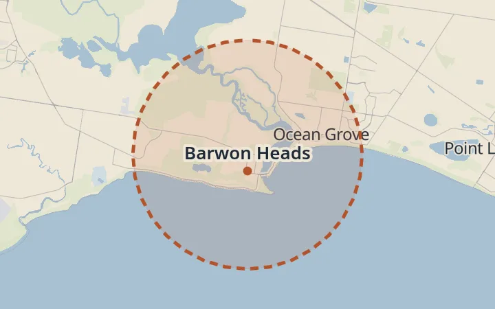 Map of Barwon Heads