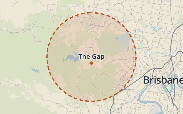 Map of The Gap