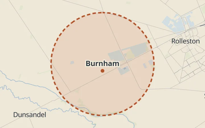 Map of Burnham