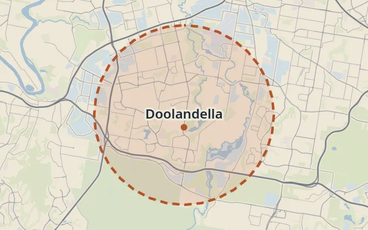 Map of Doolandella