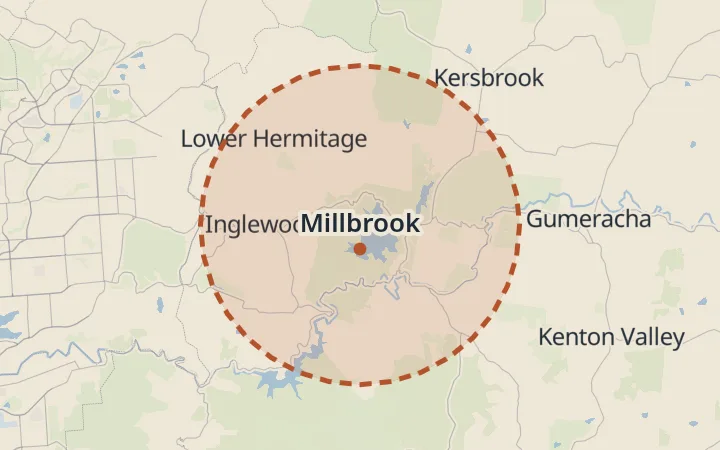 Map of Millbrook