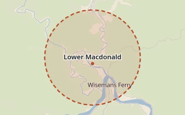Map of Lower Macdonald