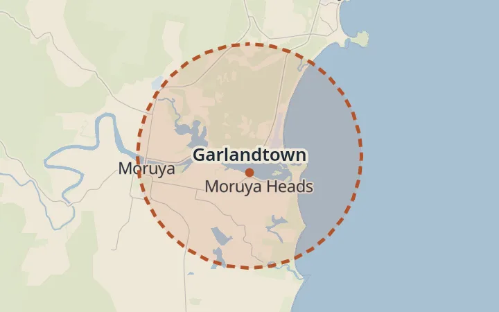 Map of Garlandtown