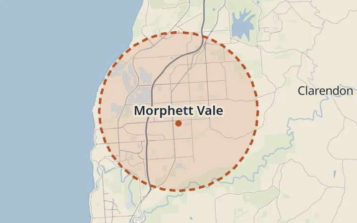 Map of Morphett Vale