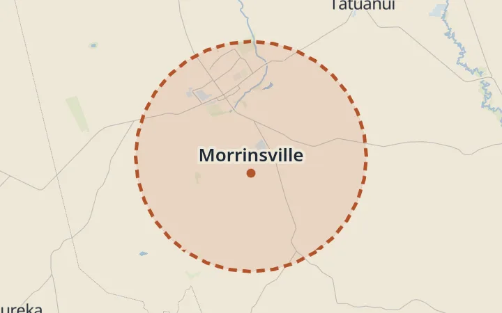 Map of Morrinsville