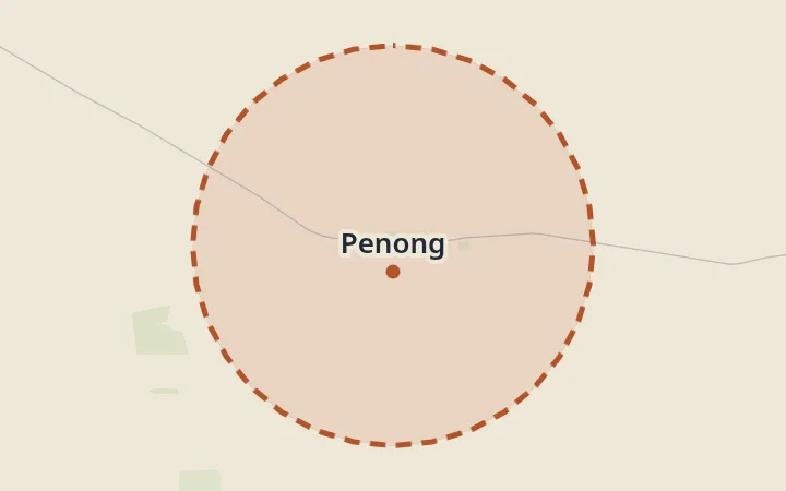 Map of Penong