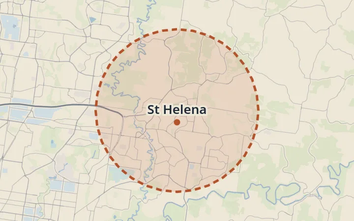 Map of St Helena