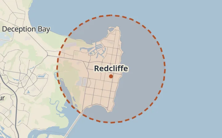 Map of Redcliffe