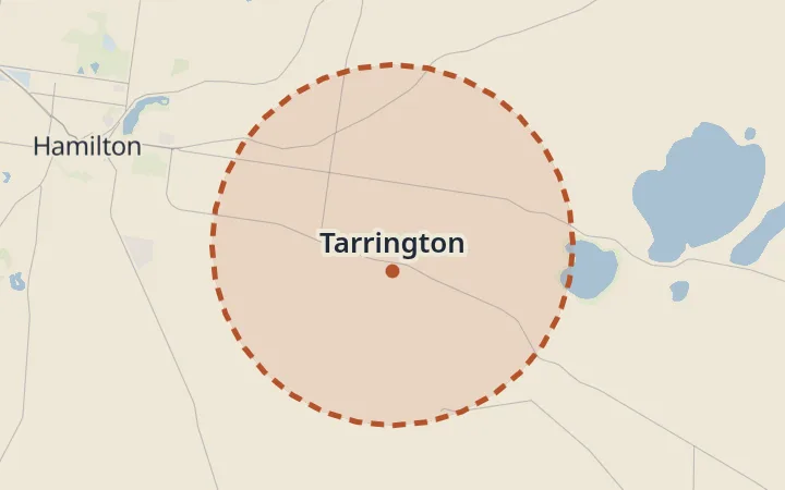 Map of Tarrington