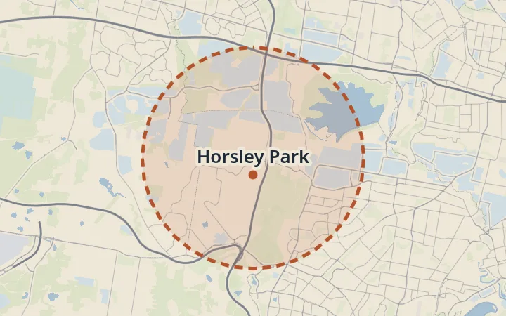 Map of Horsley Park