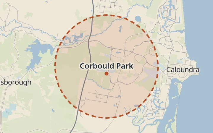 Map of Corbould Park