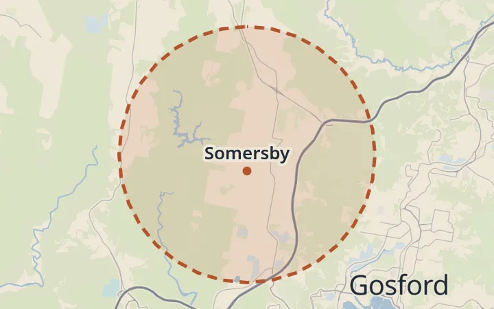 Map of Somersby