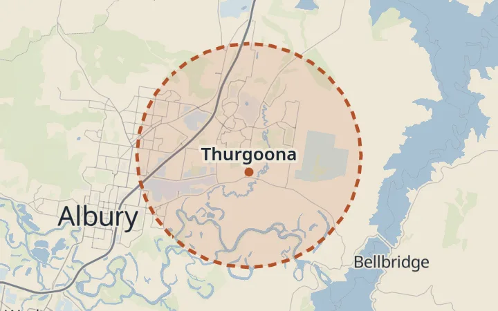 Map of Thurgoona