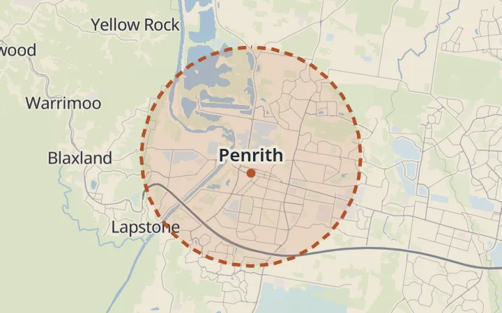 Map of Penrith