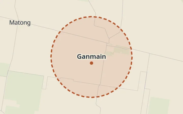Map of Ganmain
