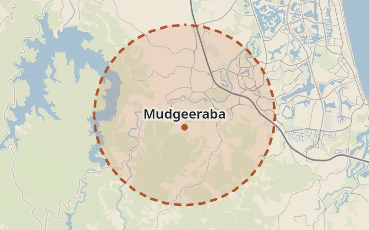 Map of Mudgeeraba