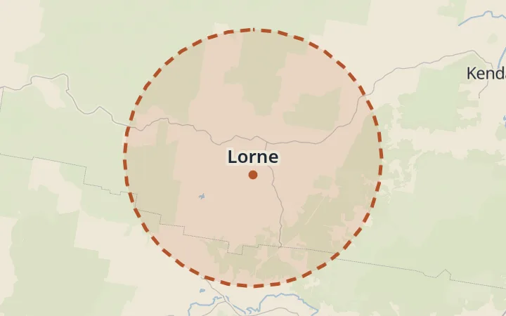 Map of Lorne