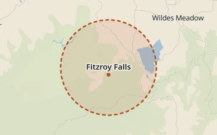 Map of Fitzroy Falls