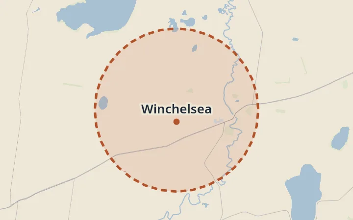 Map of Winchelsea