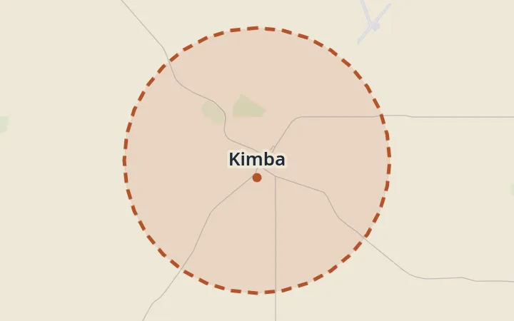 Map of Kimba